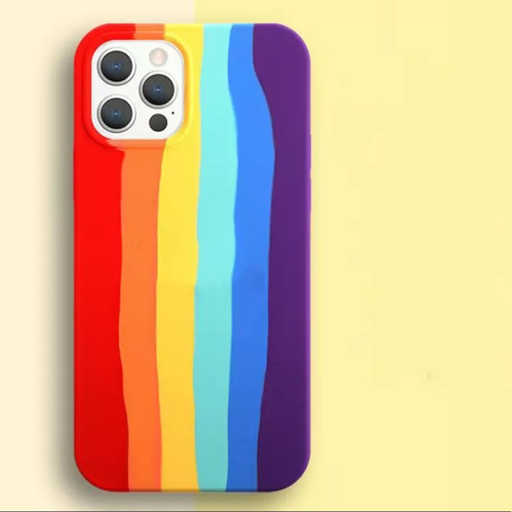 🆕 Rainbow Silicone Phone Case